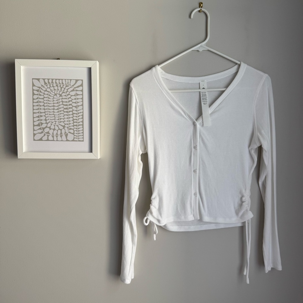 Lululemon Side-Cinch Ribbed Cardigan - Picture 7 of 14